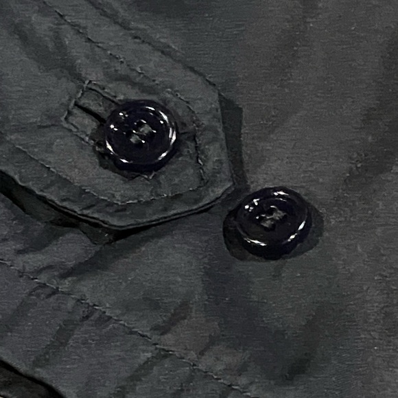 Prada Deep Blue Nylon Trench Coat, Large, EUC - Picture 16 of 16